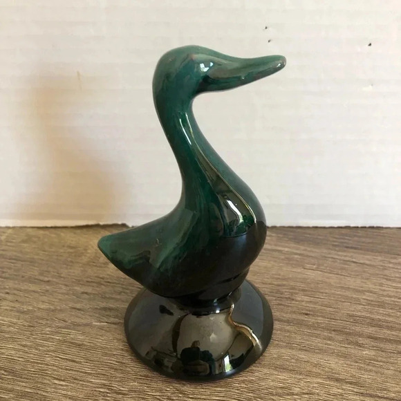 Vtg  Drip Glaze Pottery Duck - Picture 8 of 10